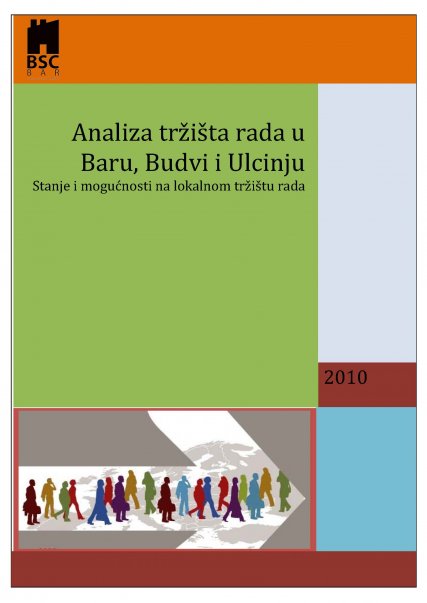 Analiza trzista rada u Baru, Budvi i Ulcinju 2010