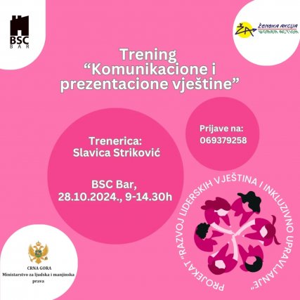 Trening Komunikacione i prezentacione vještine